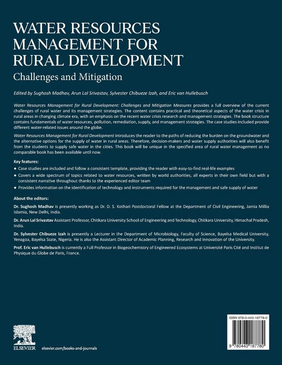 Produktbild: Water Resources Management for Rural Development