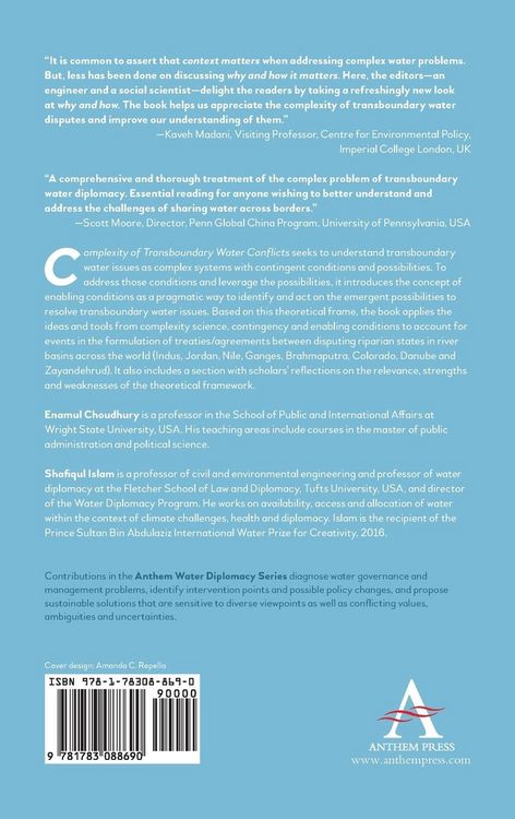 Produktbild: Complexity of Transboundary Water Conflicts