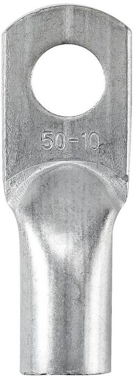 Produktbild: TRU COMPONENTS TC-12885876 Rohrkabelschuh 180&deg; M10 50mm&sup2; Loch-&Oslash;: 10mm 1St.
