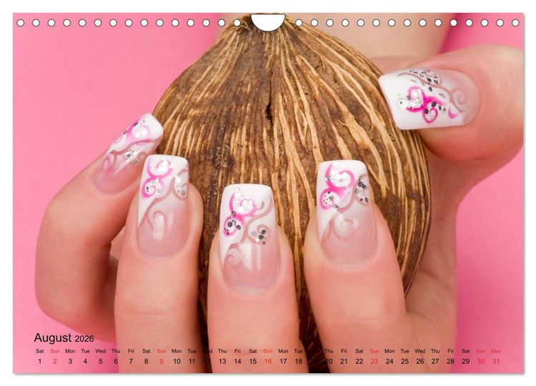 Produktbild: Transient Art &ndash; Nail Art Episode 1 (Wall Calendar 2026 DIN A4 landscape), CALVENDO 12 Month Wall Calendar