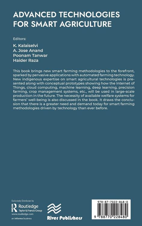 Produktbild: Advanced Technologies for Smart Agriculture