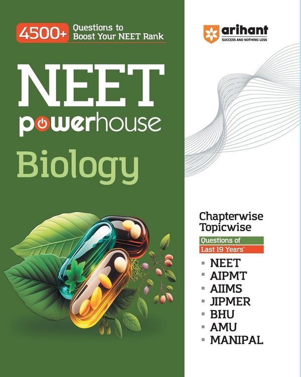 Produktbild: Arihant NEET Powerhouse Biology Book For 2024 Exam (4500+ Question to Boost Your NEET Rank)