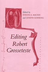 Produktbild: Editing Robert Grosseteste