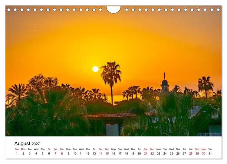 Produktbild: Magical sunsets. Lights between heaven and earth (Wall Calendar 2027 DIN A4 landscape), CALVENDO 12 Month Wall Calendar