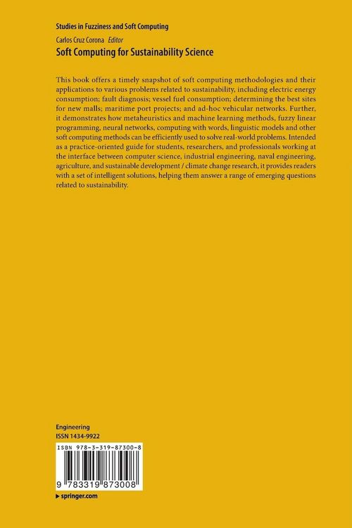 Produktbild: Soft Computing for Sustainability Science