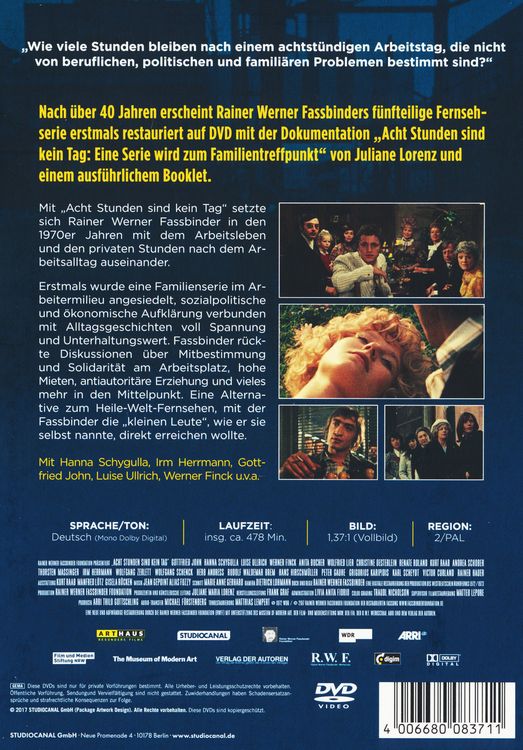 Produktbild: Acht Stunden sind kein Tag [3 DVDs]