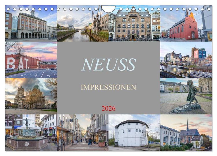 Produktbild: Neuss Impressionen (Wandkalender 2026 DIN A4 quer), CALVENDO Monatskalender