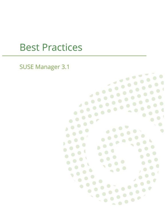 Produktbild: SUSE Manager 3.1