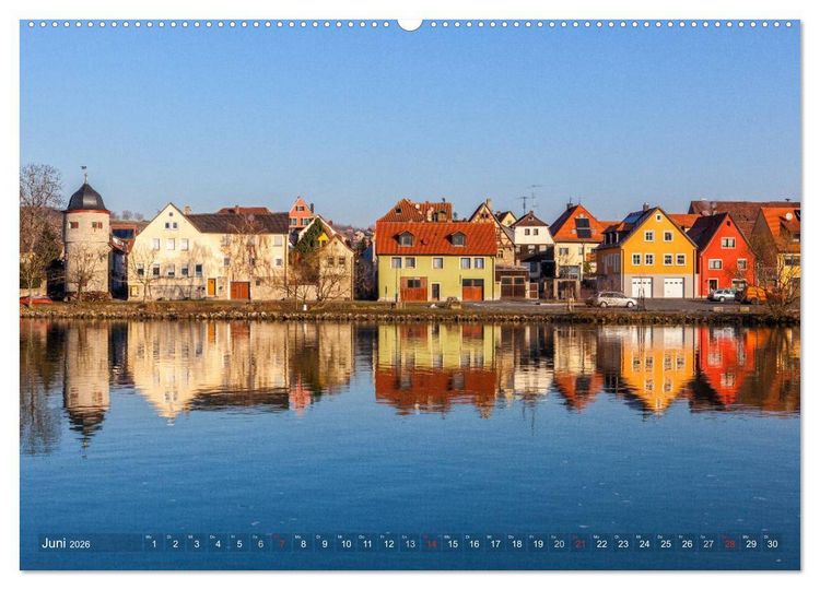 Produktbild: Weinland Franken (Wandkalender 2026 DIN A2 quer), CALVENDO Monatskalender