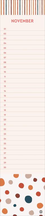 Design Geburtstagskalender Langplaner mini