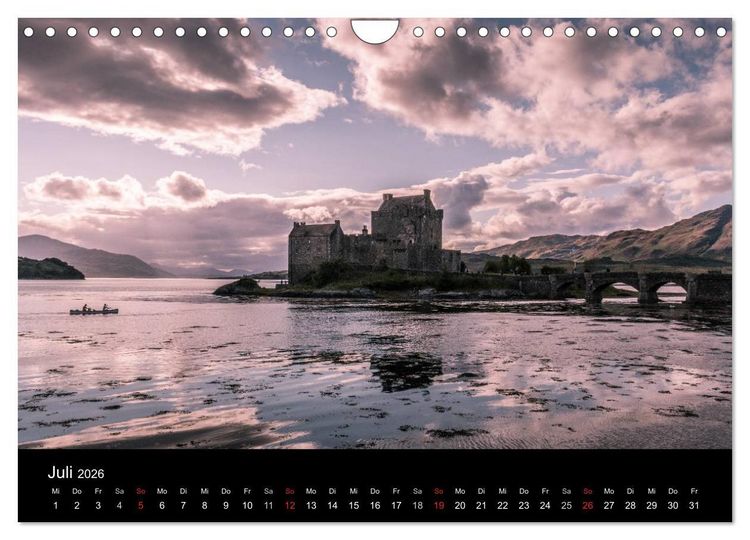 Produktbild: Die Highlands - Schottlands rauher Nordwesten (Wandkalender 2026 DIN A4 quer), CALVENDO Monatskalender