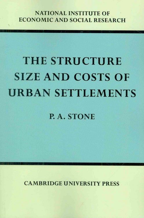 Produktbild: The Structure, Size and Costs of Urban Settlements