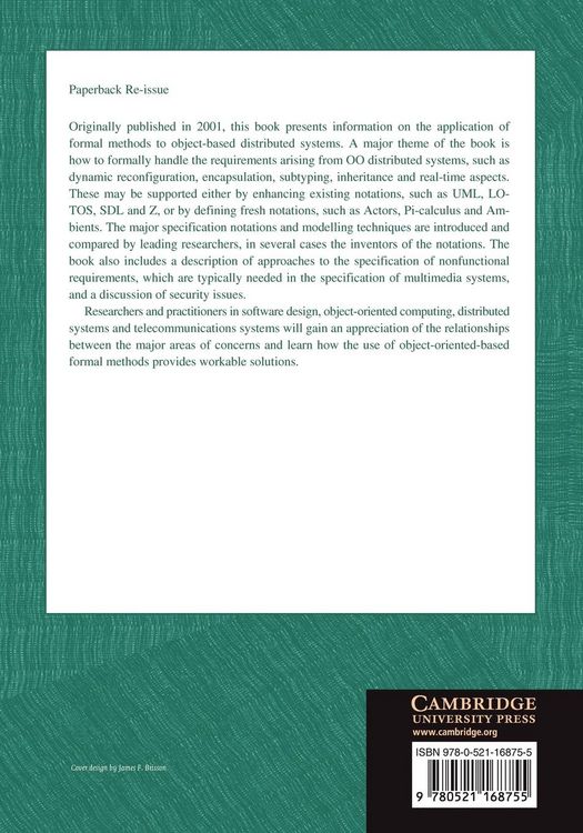Produktbild: Formal Methods for Distributed Processing