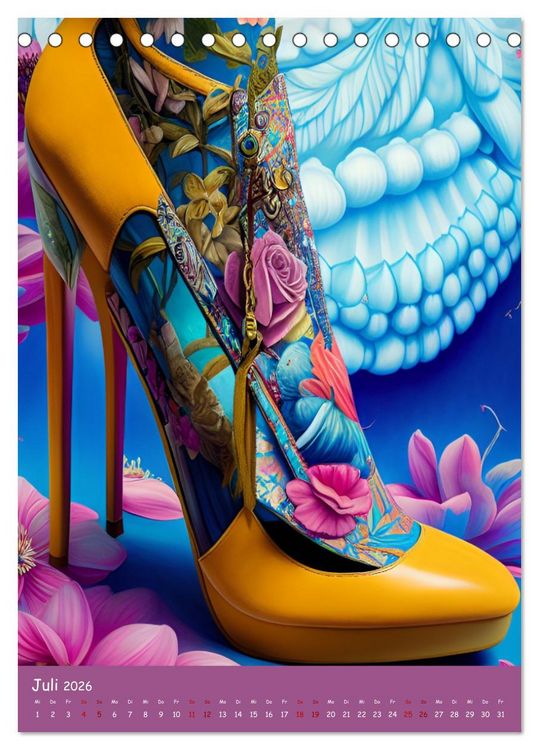 Produktbild: HighHeelArt (Tischkalender 2026 DIN A5 hoch), CALVENDO Monatskalender