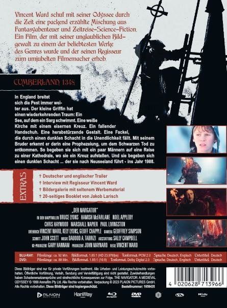Produktbild: Der Navigator - Eine bizarre Reise durch Zeit und Raum - Mediabook (Blu-ray) (+ DVD)