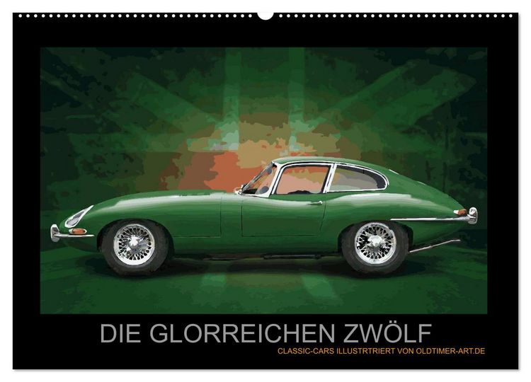 Produktbild: DIE GLORREICHEN ZW&Ouml;LF (Wandkalender 2026 DIN A2 quer), CALVENDO Monatskalender