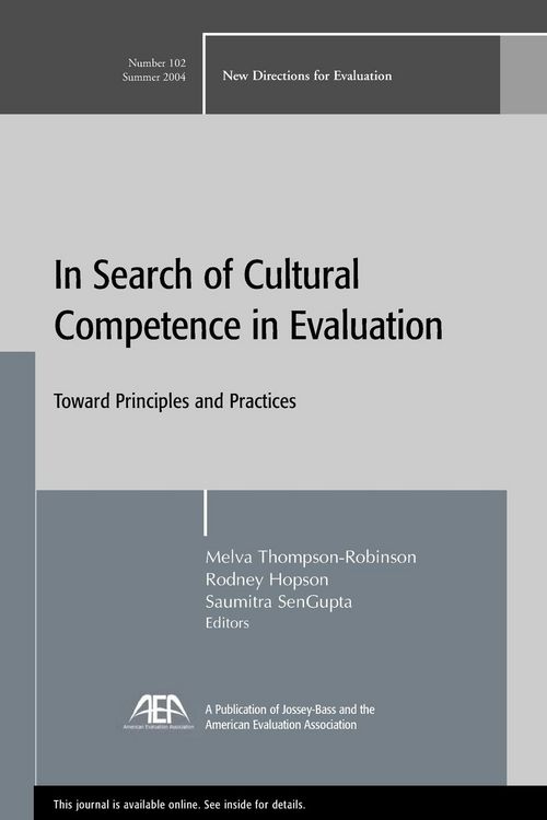 Produktbild: In Search Of Cultural Competen
