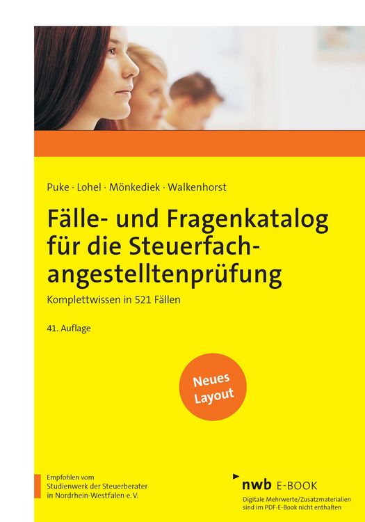 Produktbild: F&auml;lle- und Fragenkatalog f&uuml;r die Steuerfachangestelltenpr&uuml;fung