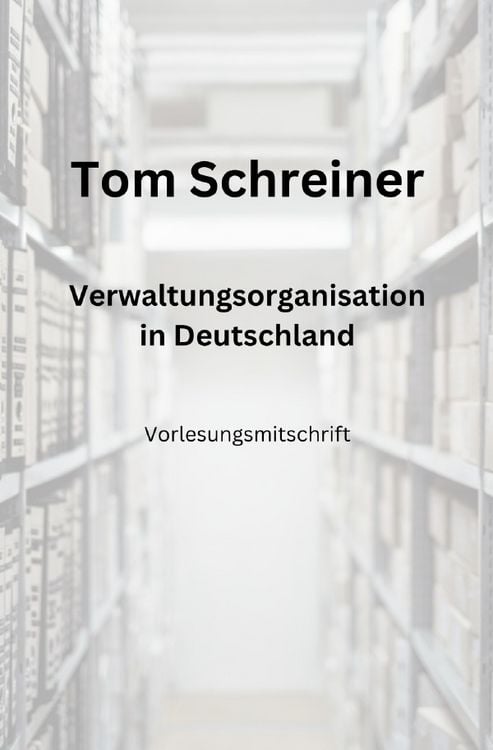 Produktbild: Verwaltungsorganisation in Deutschland