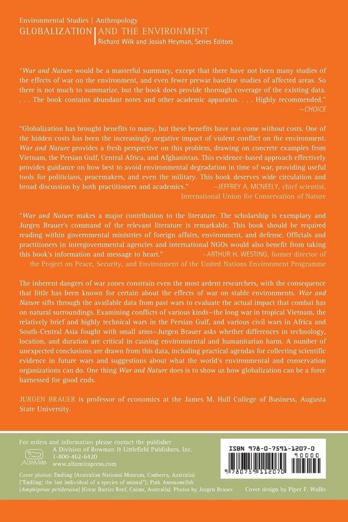 Produktbild: War and Nature