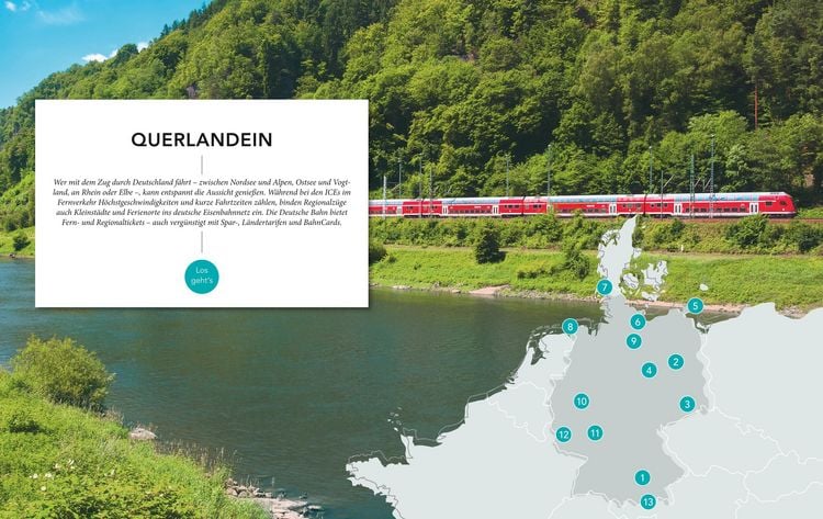Produktbild: Einfach losfahren. 35 traumhafte Zugreisen in und ab Deutschland