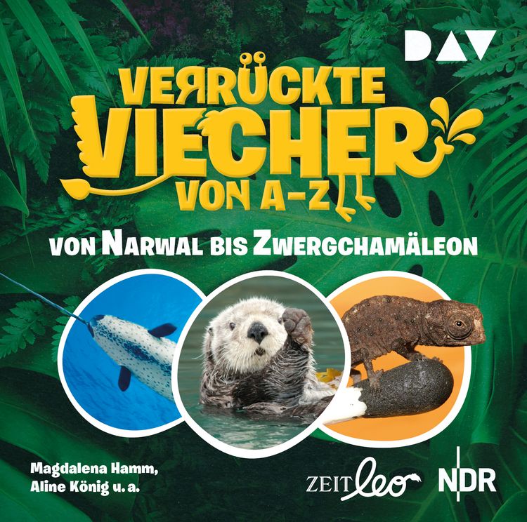 Produktbild: Verr&uuml;ckte Viecher von A bis Z &ndash; Teil 2: Von Narwal bis Zwergcham&auml;leon