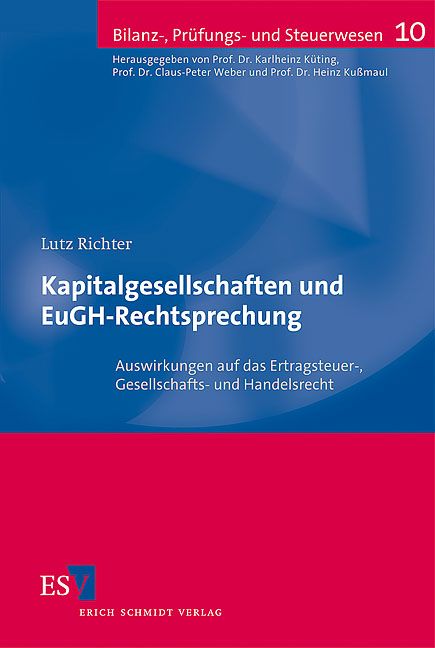 Produktbild: Kapitalgesellschaften und EuGH-Rechtsprechung