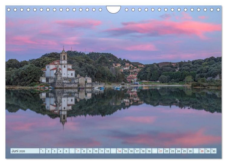 Produktbild: Nordspanien, wilde Atlantikk&uuml;ste und hohe Berge (Wandkalender 2026 DIN A4 quer), CALVENDO Monatskalender