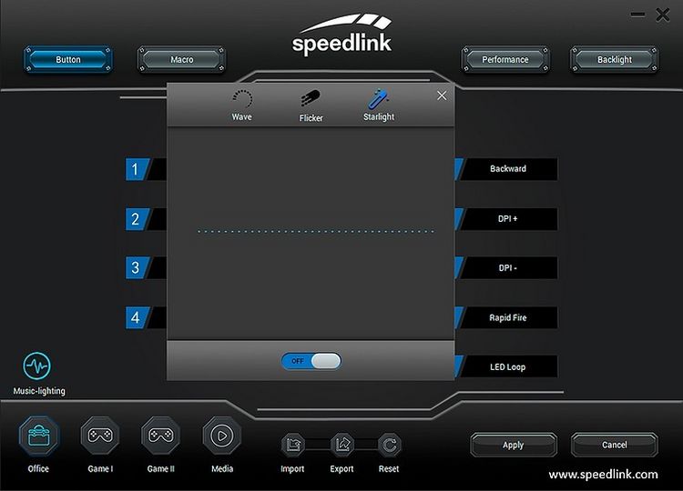 Produktbild: SPEEDLINK DECUS NX RGB Gaming Mouse, white
