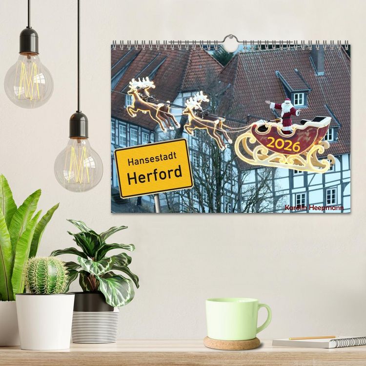 Produktbild: Hansestadt Herford (Wandkalender 2026 DIN A4 quer), CALVENDO Monatskalender