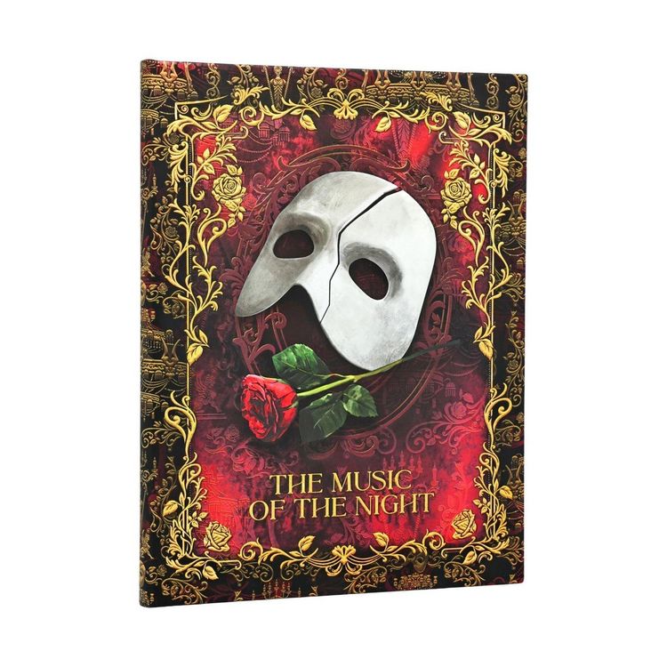 Produktbild: Masked Melody (Phantom of the Opera) Ultra Unlined Hardcover Journal (Elastic Band Closure)