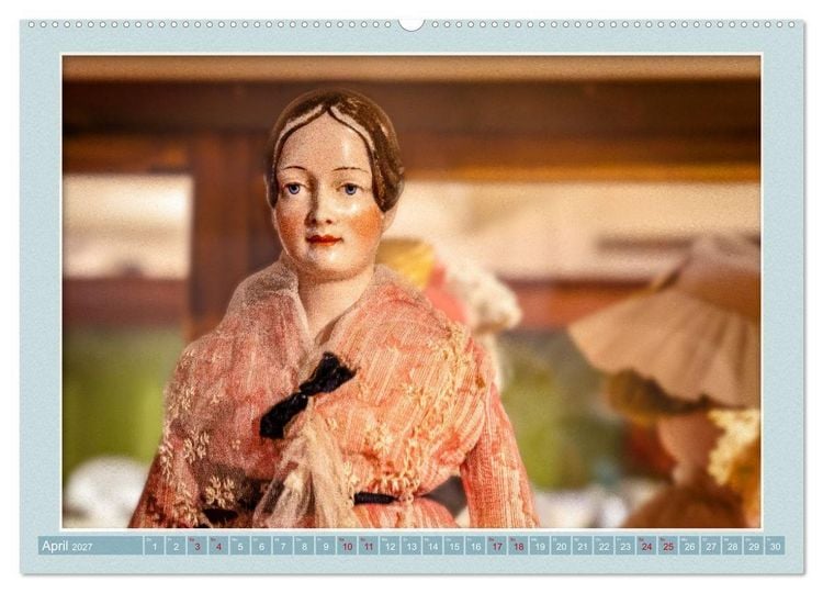 Produktbild: Die Puppengalerie (hochwertiger Premium Wandkalender 2027 DIN A2 quer), Kunstdruck in Hochglanz