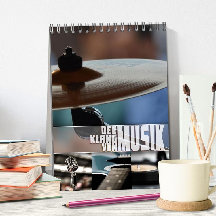 Produktbild: Der Klang von Musik (Tischkalender 2026 DIN A5 hoch), CALVENDO Monatskalender