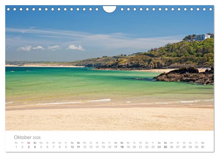 Produktbild: Zauberhaftes S&uuml;dengland (Wandkalender 2026 DIN A4 quer), CALVENDO Monatskalender