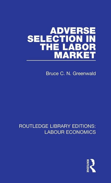 Produktbild: Adverse Selection in the Labor Market