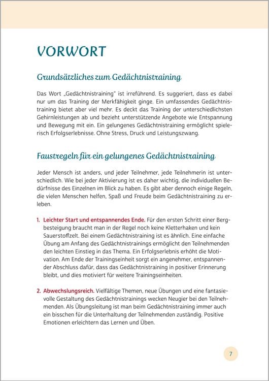 Produktbild: Ged&auml;chtnistraining f&uuml;r Senioren | Aktiv mit allen Sinnen