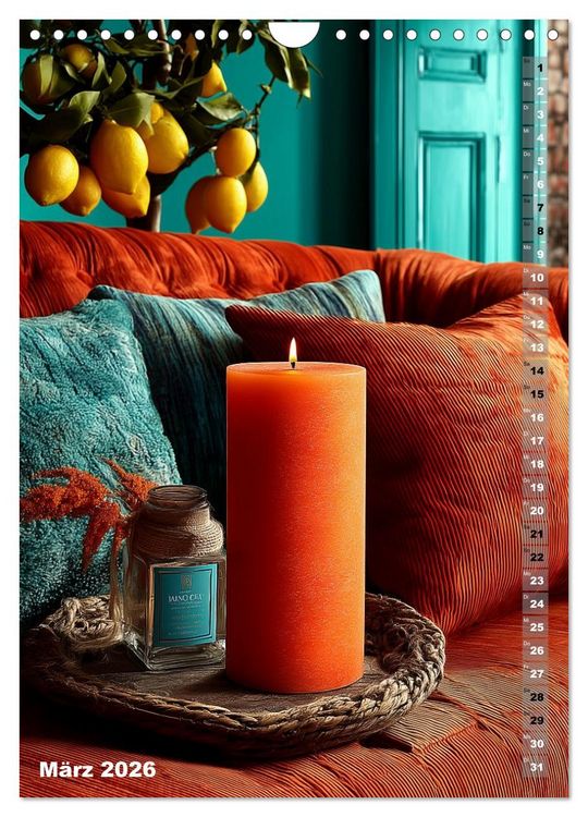 Produktbild: Kerzenwelt (Wandkalender 2026 DIN A4 hoch), CALVENDO Monatskalender