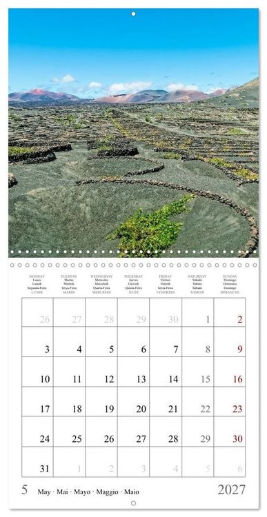 Produktbild: Canary Islands - Volcanic Beauties (Wall Calendar 2027 12 &times; 12 Inch) CALVENDO 12 Month Wall Calendar