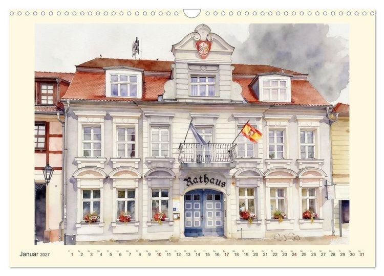 Produktbild: Abwechslungsreiches Brandenburg (Wandkalender 2027 DIN A3 quer), CALVENDO Monatskalender