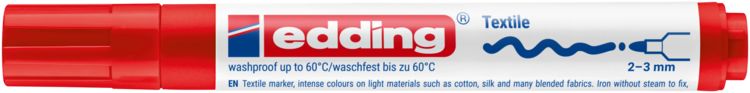 Produktbild: EDDING&reg; Textil Marker 4500, rot