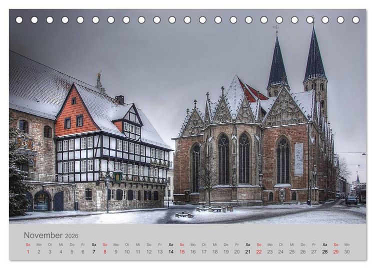 Produktbild: Braunschweig (Tischkalender 2026 DIN A5 quer), CALVENDO Monatskalender