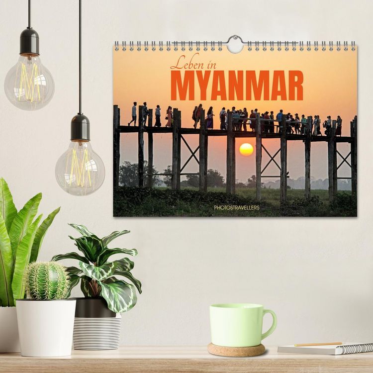 Produktbild: Leben in Myanmar (Wandkalender 2026 DIN A4 quer), CALVENDO Monatskalender