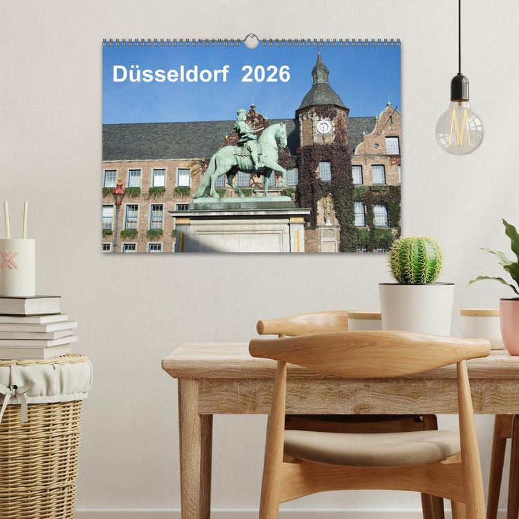 Produktbild: D&uuml;sseldorf 2026 (Wandkalender 2026 DIN A3 quer), CALVENDO Monatskalender