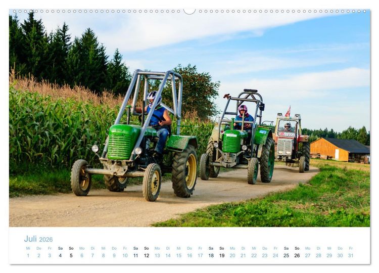 Produktbild: Traktorrennen - die 24 Stunden von Reingers (hochwertiger Premium Wandkalender 2026 DIN A2 quer), Kunstdruck in Hochglanz