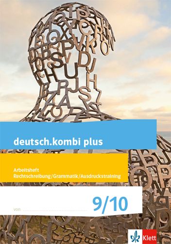 Produktbild: Deutsch.kombi plus 9. Arbeitsheft Rechtschreibung/Grammatik Klasse 9. Differenzierende Allgemeine Ausgabe