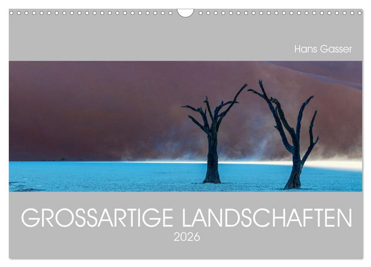 Produktbild: GROSSARTIGE LANDSCHAFTEN 2026 (Wandkalender 2026 DIN A3 quer), CALVENDO Monatskalender