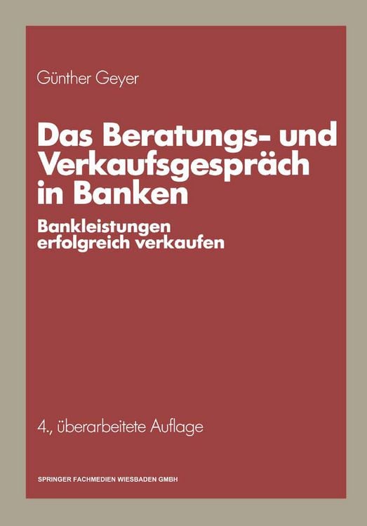 Produktbild: Das Beratungs- und Verkaufsgespr&auml;ch in Banken