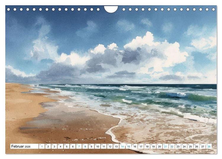 Produktbild: Meeresbrisen (Wandkalender 2026 DIN A4 quer), CALVENDO Monatskalender