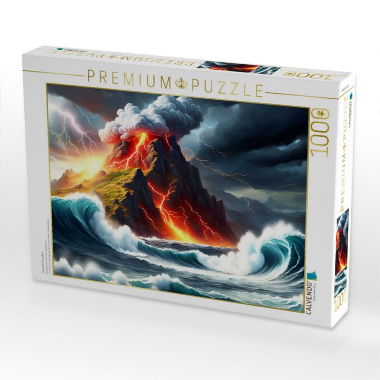 Produktbild: CALVENDO Puzzle Tosende Gewalten | 1000 Teile Lege-Gr&ouml;&szlig;e 64x48cm Foto-Puzzle f&uuml;r gl&uuml;ckliche Stunden