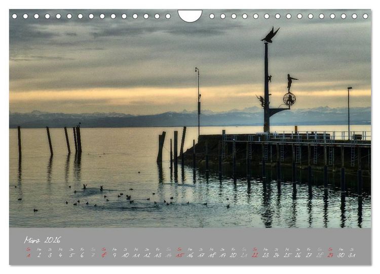 Produktbild: Farbrausch Bodensee (Wandkalender 2026 DIN A4 quer), CALVENDO Monatskalender
